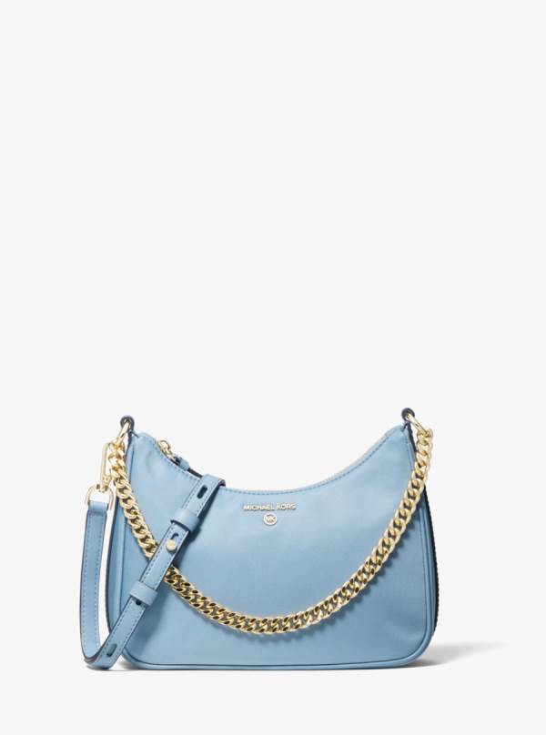 Damske Spojková Taška Michael Kors Jet Set Medium Nylon Gabardine Námornícka Modrá - Kabelky Michael Kors Sleva | QOARE-7396